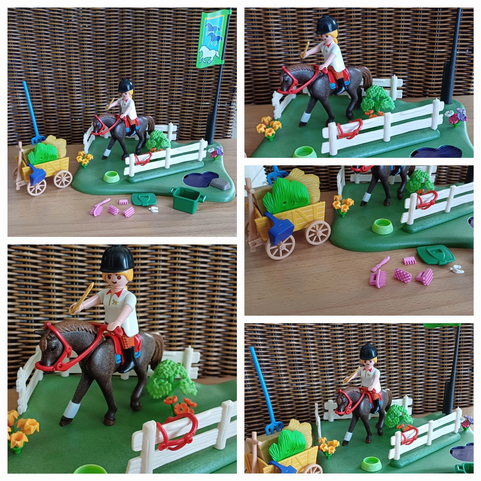 Balade en prairie playmobil
